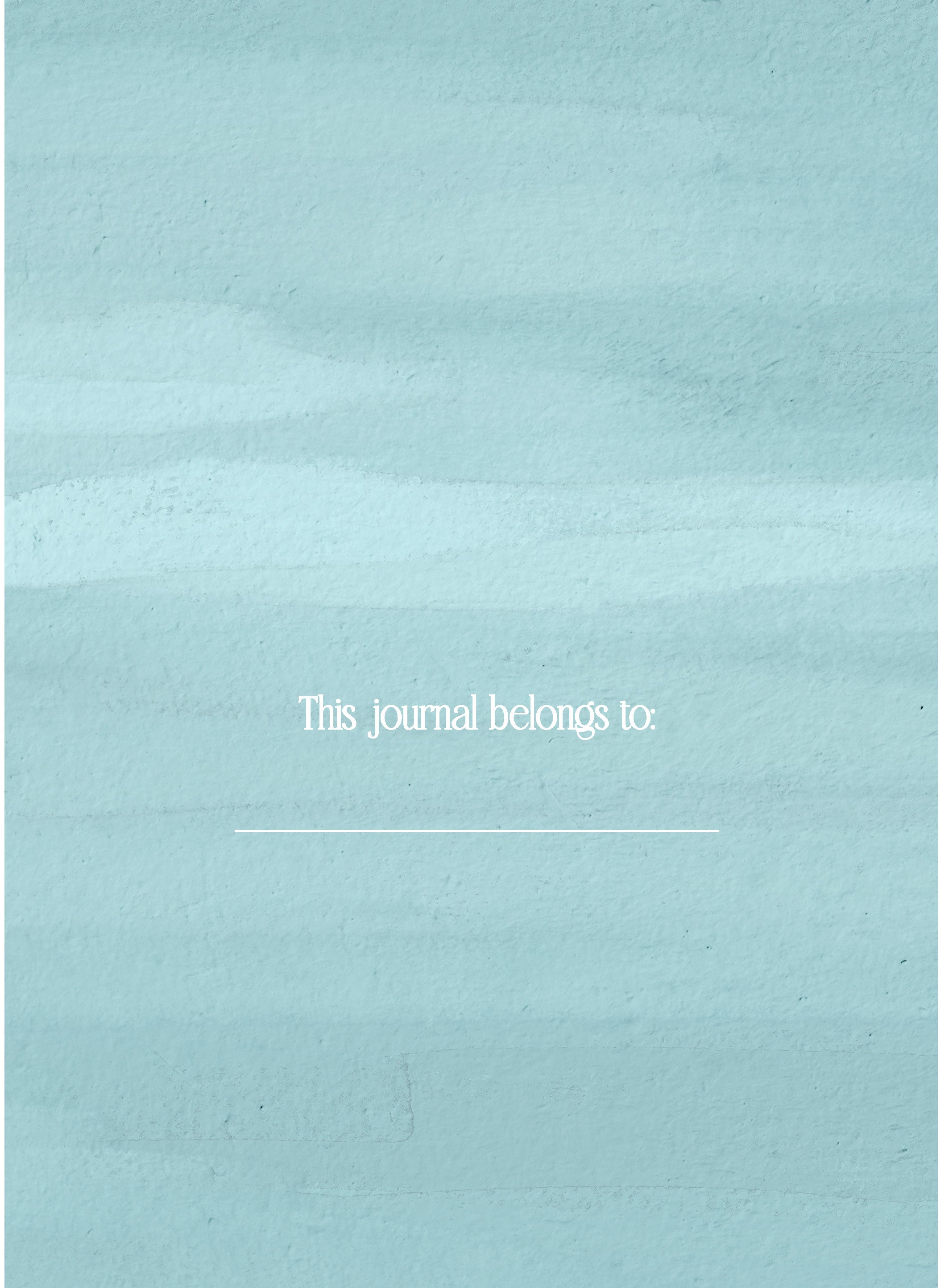 Beach Theme Journal