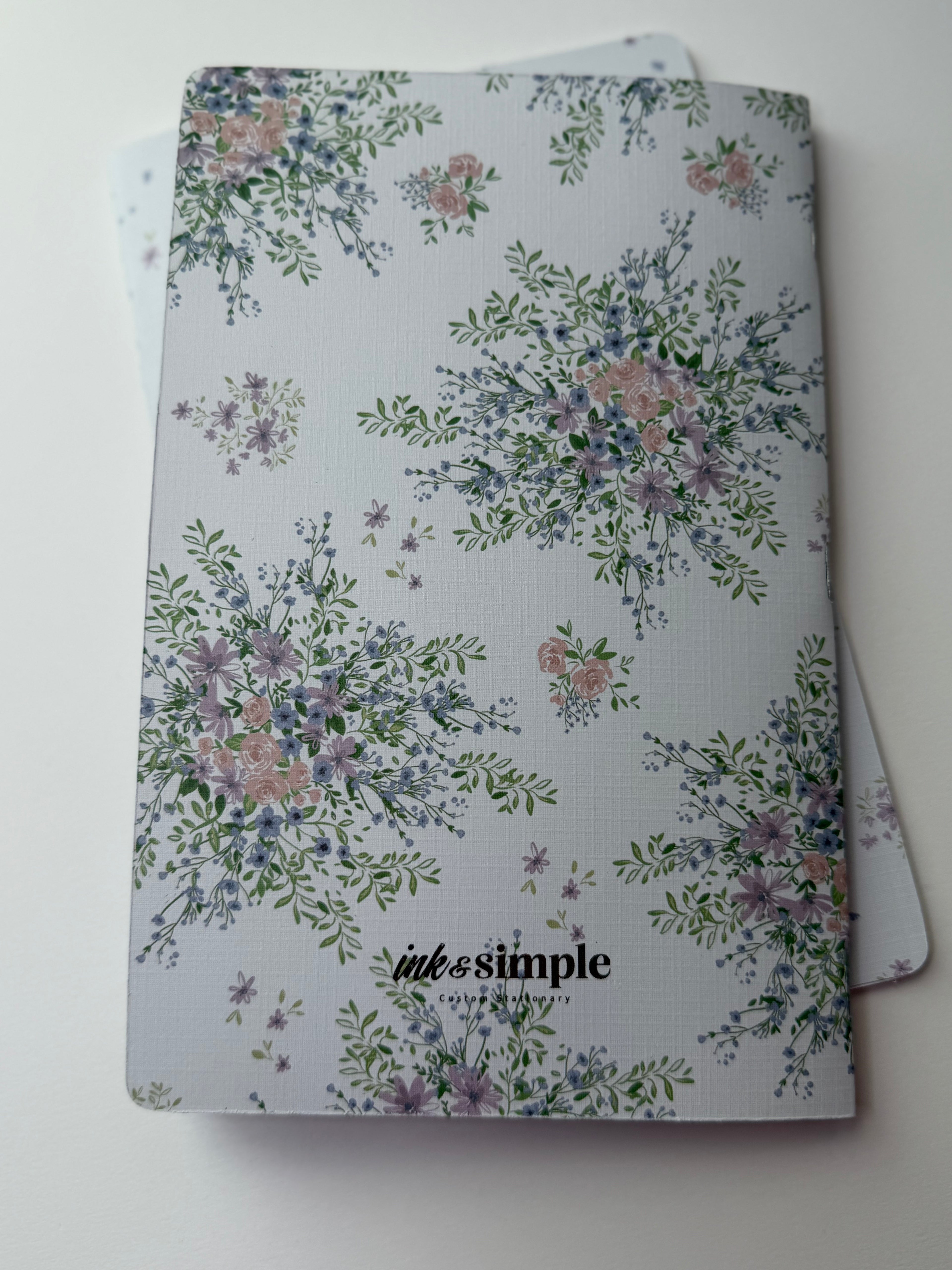 Lavender Floral Notebook Set (Pack of 2)