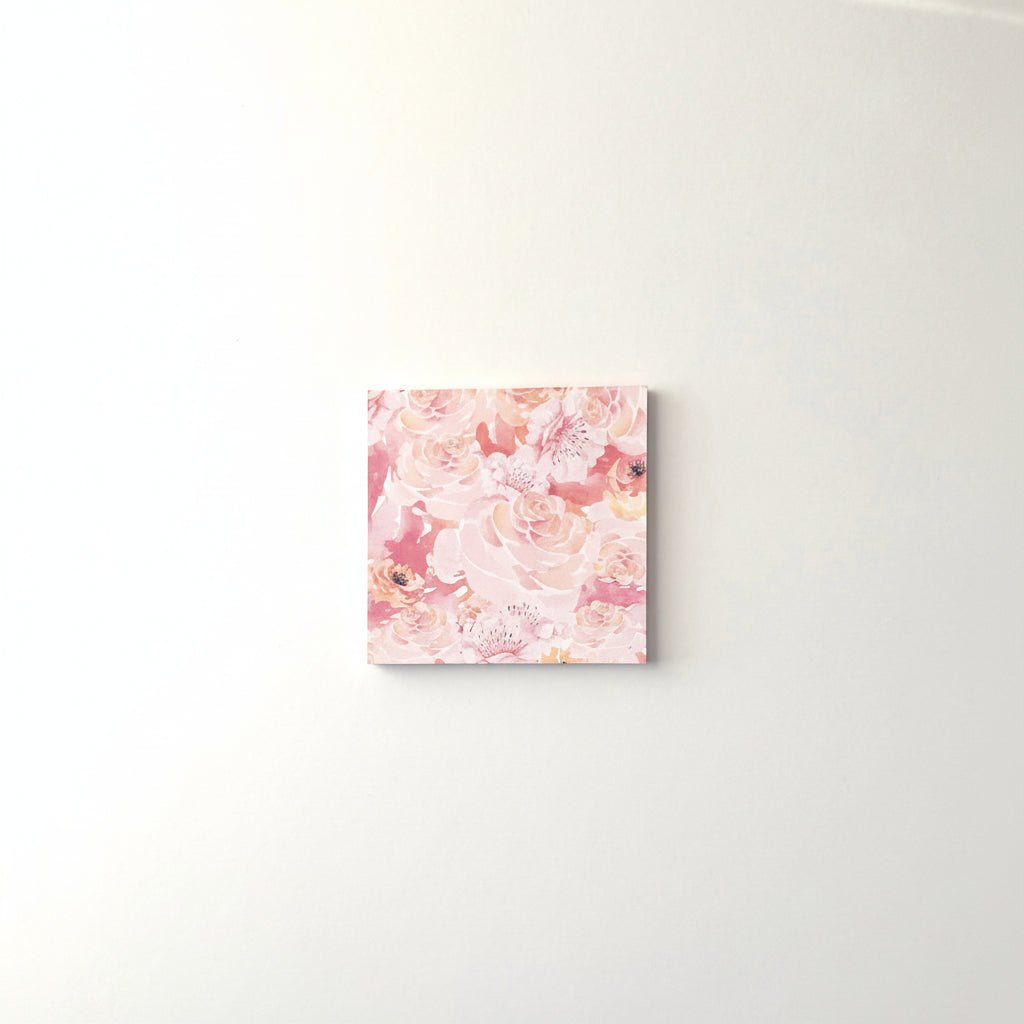 Tiny Bloom Notes: 4x4 Tear-Off Notepad