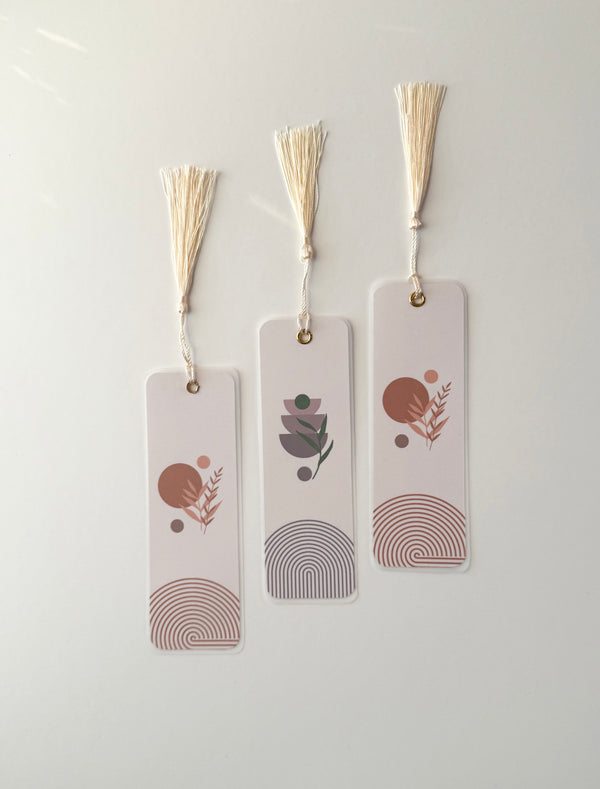 Boho Geo Personalized Bookmark 3-Pack