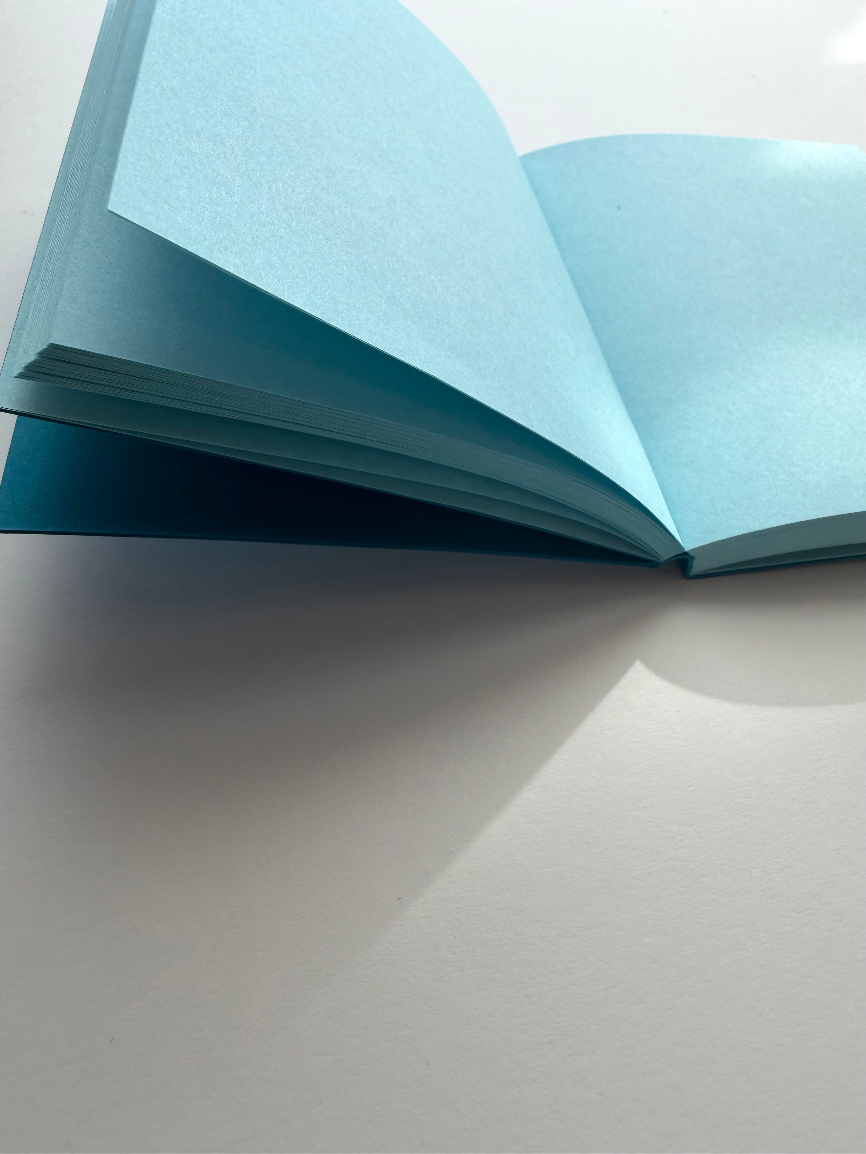 Pocket Sketchbook — 4.5" x 5.5" Lay Flat Hardcover Sketchbook with Gold Foil