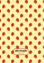 Strawberry Notebook — Personalized Lined Notebook
