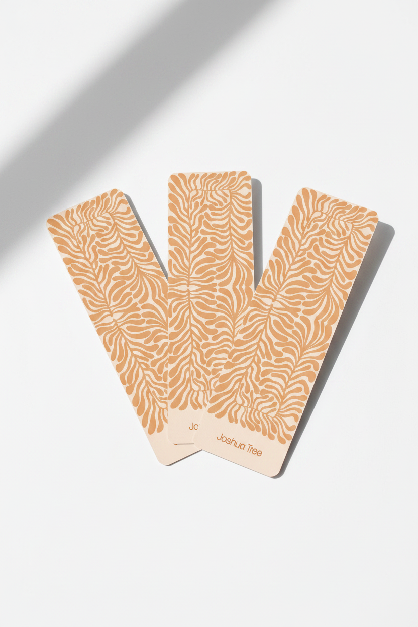 Joshua Tree Fern Bookmark 3-pack mockup
