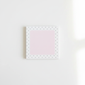 Pink Dot Square Notepad - Personalized