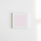 Pink Dot Square Notepad - Personalized