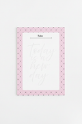 Pink Dot Notes Notepad - flat lay