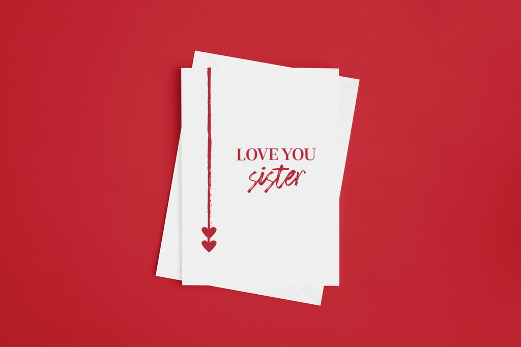 Love You Bestie Greeting Card with Envelope